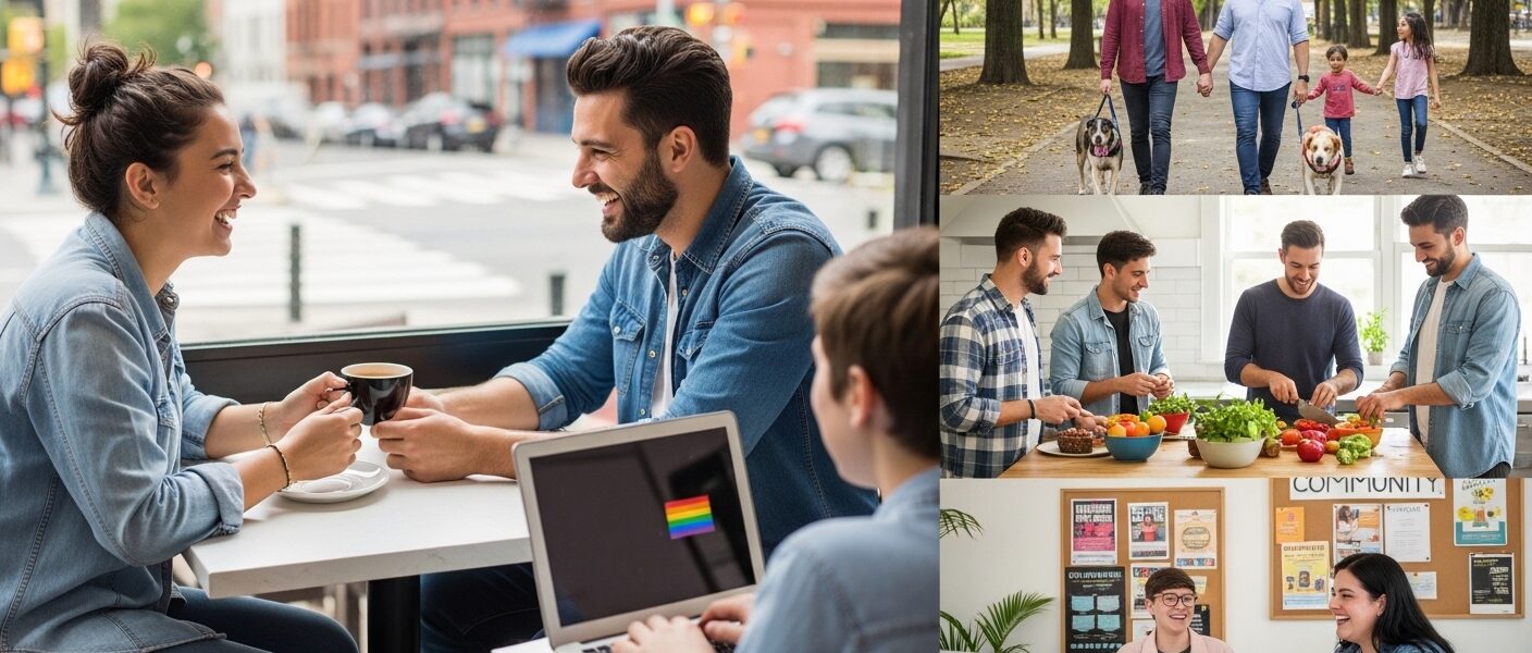 Daily life for gay men in America