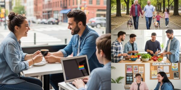 Daily life for gay men in America