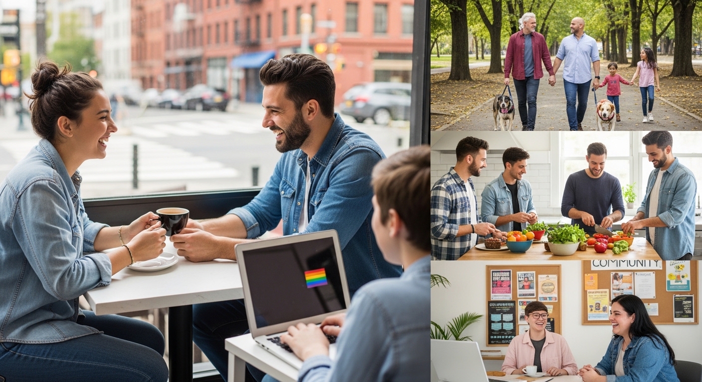 Daily life for gay men in America